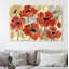 Silver And Red Poppies by Tre Sorelle Studios - Wrapped Canvas Painting-1598669471