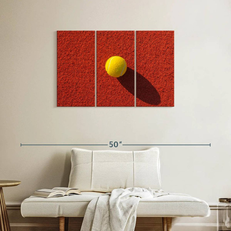 Tennis Ball, 24" H x 38" W