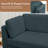 Chenille L-Shaped Sectional-1140890945