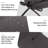 Outdoor Chaise Lounge Cushions Set Of 2, Waterproof Foldable Pool Lounge Chair Cushions With Straps, Fade-resistant Patio Furniture Cushions, Gray