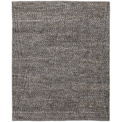Dering Modern Polka Dots, Gray/Tan/Taupe Area Rug