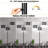 Arc Floor Lamps, Dimmable Modern Tall Standing Lamp, 3 Led Bulbs Included-1104045464-1104045468