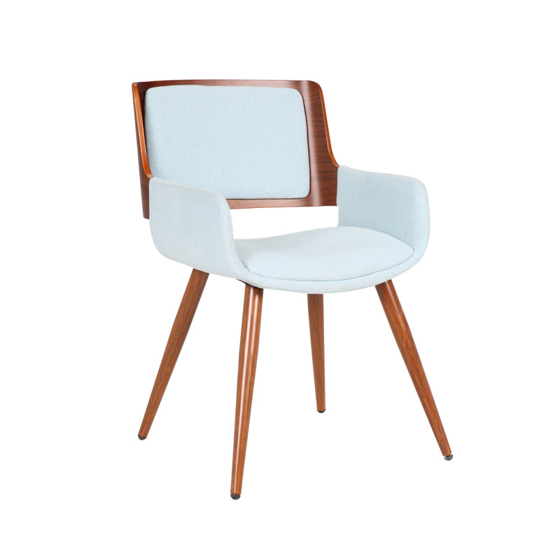45cm H Fabric Upholstered Armchair, Blue