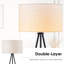 Lampe trépied 49,5 po Hughlon-1371513050