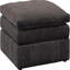 Repose-pieds rembourré en tissu de style contemporain, 1 pièce-1101920909