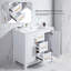 Meuble-lavabo de salle de bain avec lavabo simple