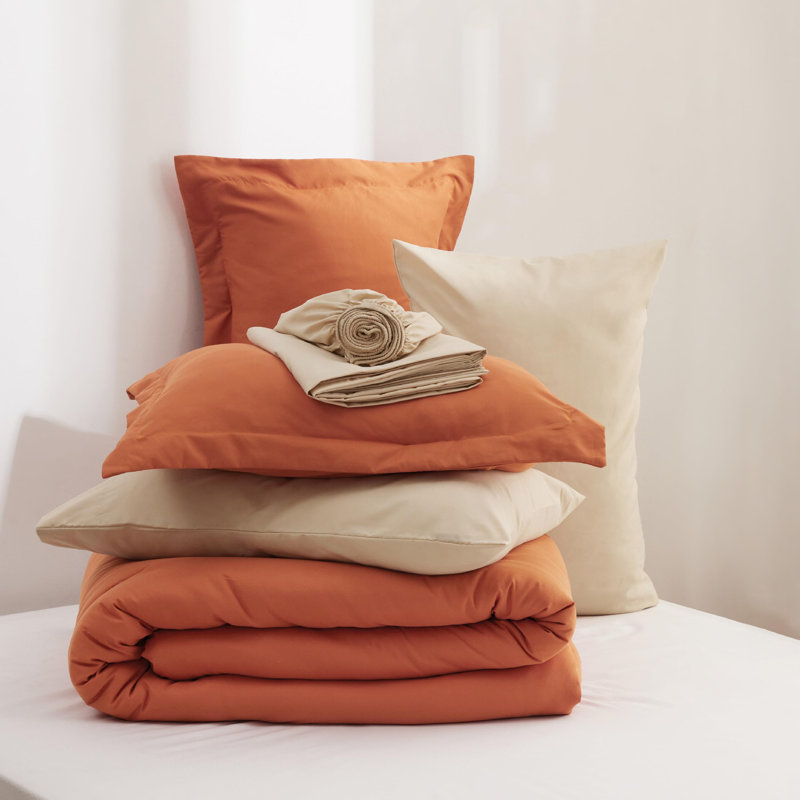 Bedsure Queen Comforter Set - 7 Pieces Beige Queen Bedding Set for All Seasons, Boho Contrasting Design Bed in a Bag with Comforter, Sheets, Pillowcases & Shams