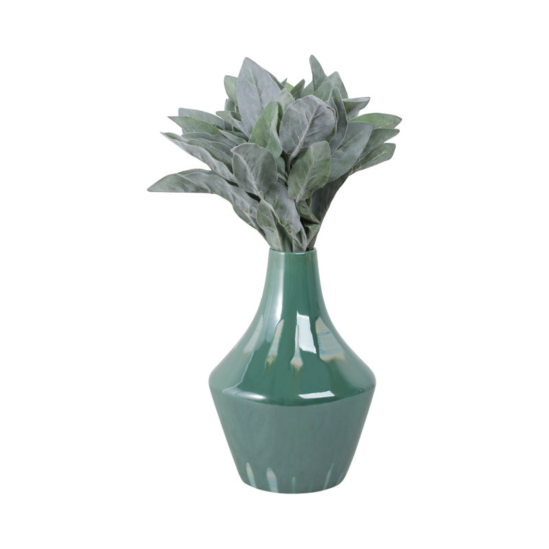 Handmade Stoneware Table Vase, 12" H x 8" W x 8" D