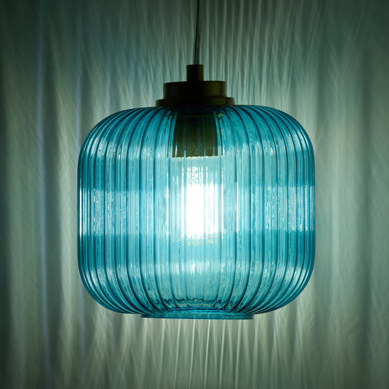 Luminaire suspendu 7,25 po H Nellie, Blue