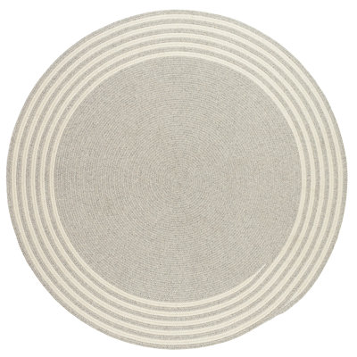Tapis gris en laine tressé Mccullar