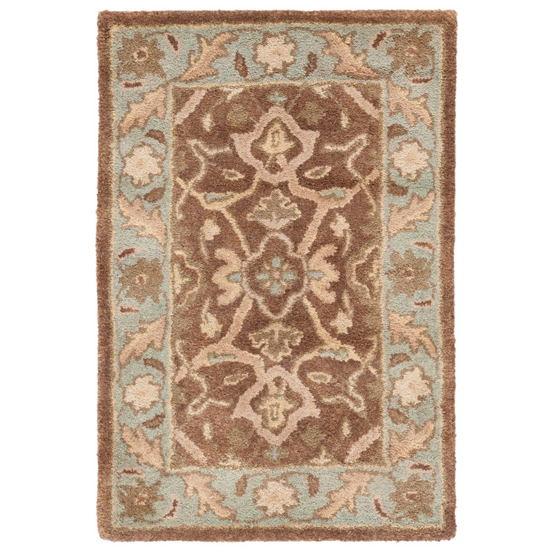 Hand Tufted Wool Oriental Rug, Rectangle 2'3" x 4'