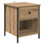 40cm W Manufactured Wood Bedside Table-439019772