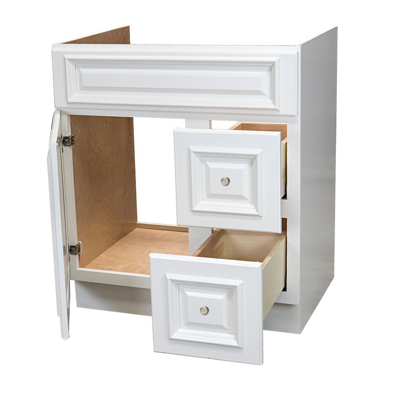 Linen White 30" Bathroom Vanity Cabinet