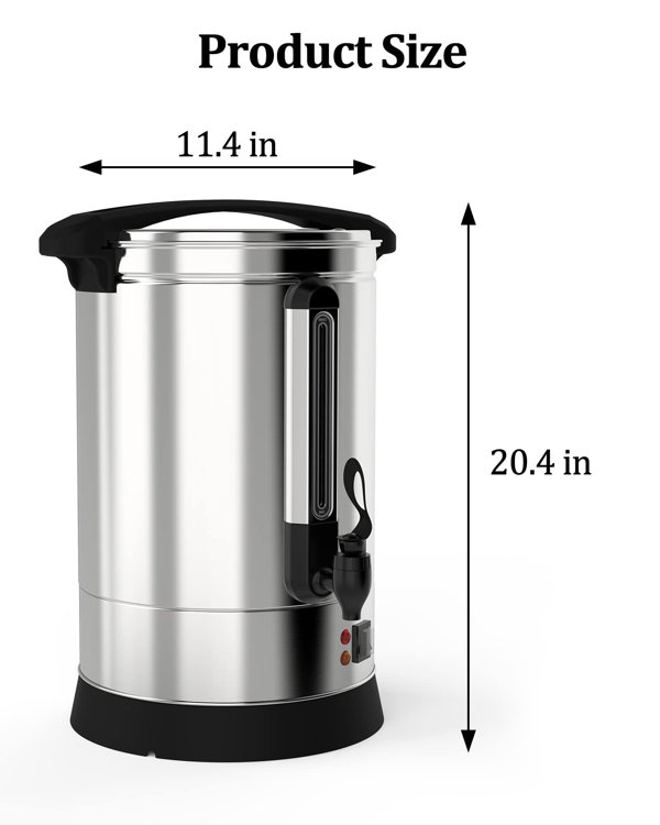 Commercial Coffee Maker, Quick Brewing Food Grade Stainless Steel Large  Coffee Urn Perfect-16L 