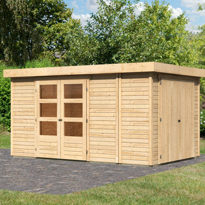 Gartenhaus Retola 6 mit Anbauschrank