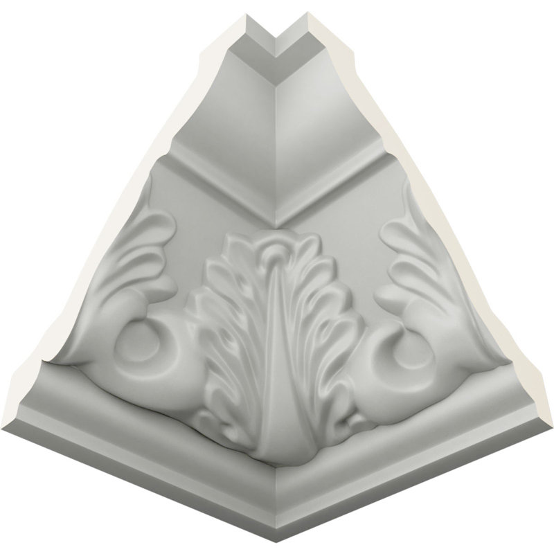 Endurathane Inside Corner Moulding, 3 1/2"P x 3 1/8"H (matches moulding MLD03X03X04LE), Factory Primed