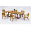 10 Seats 11 Pcs Grade-A Teak Wood Dining Set: 94" Double Extension Mas Rectangle Trestle Leg  Table And 10 Arbor Stacking Arm Chairs #11AB2110-1347397258-1593419968