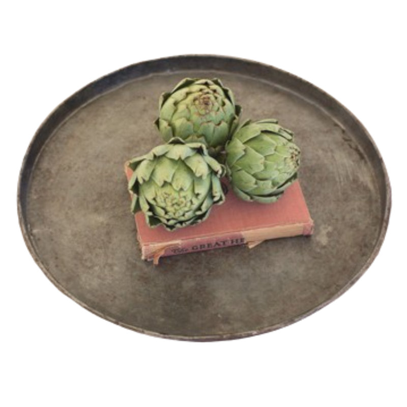 Grasmere Galvanized Steel Tray - Set of 4