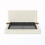 Lit tapissier grand avec table d'appoint coulissante réglable-2136106259-2136106268
