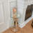 Melle Silver Mirrored Side Table  Round Lamp Table