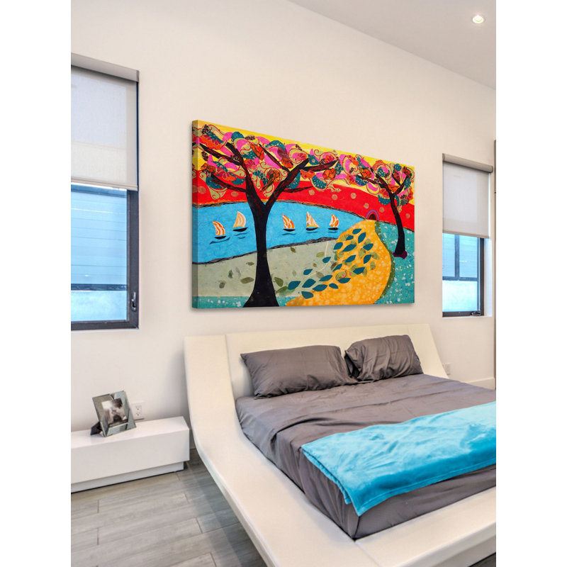 « idyllic series 1 » par lisa me, reproduction d’art sur toile tendue, 20 po x 30 p
