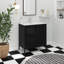 Meuble-lavabo simple 30 po avec comptoir en céramique Aylen