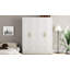 Armoire-penderie moderne blanche H 70,8 po x l 31,1 po Michigan