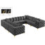 Canapé modulaire en velours 138 po-82750496