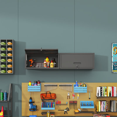 Armoire de rangement en métal robuste pour outils