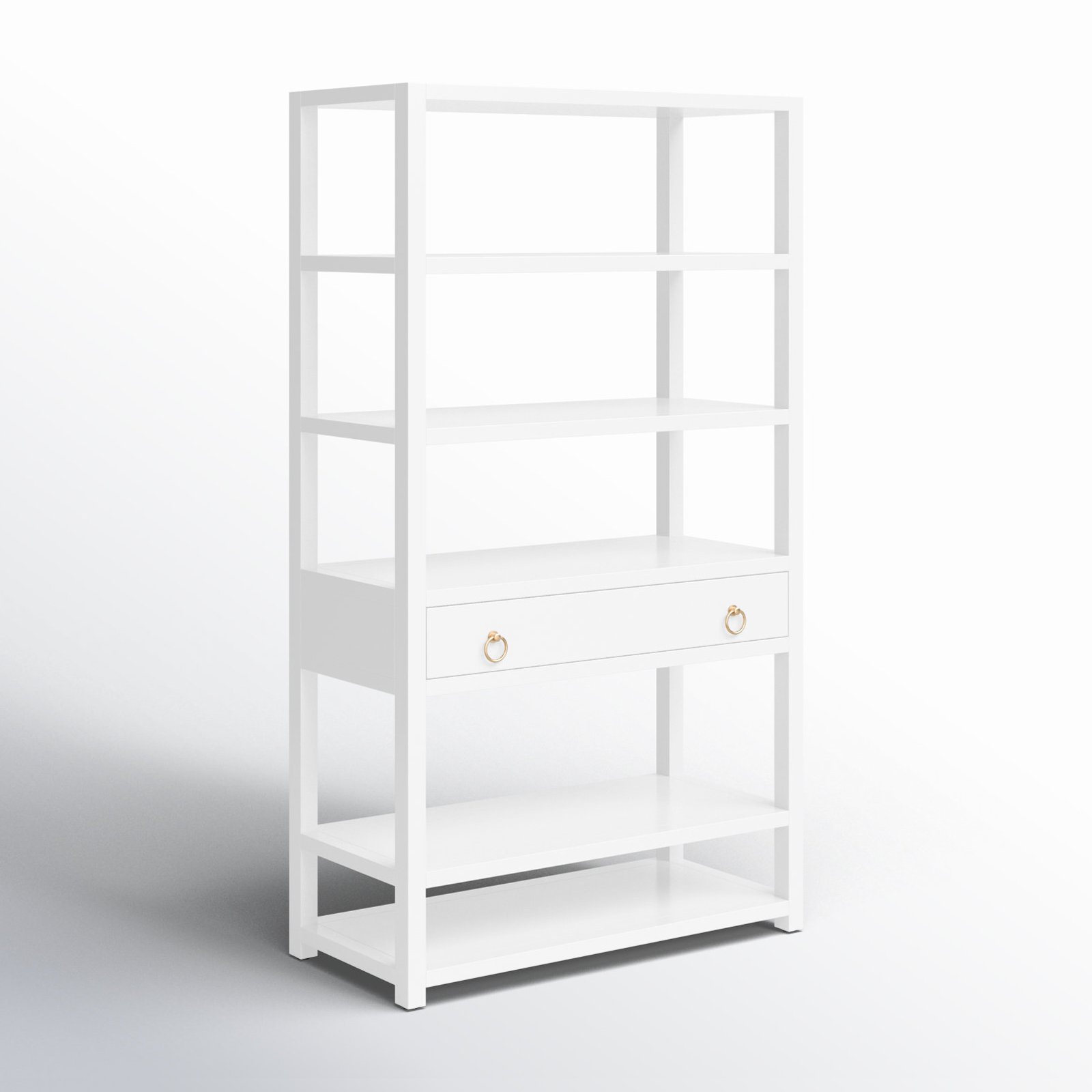 Elin 39" Bookcase, White