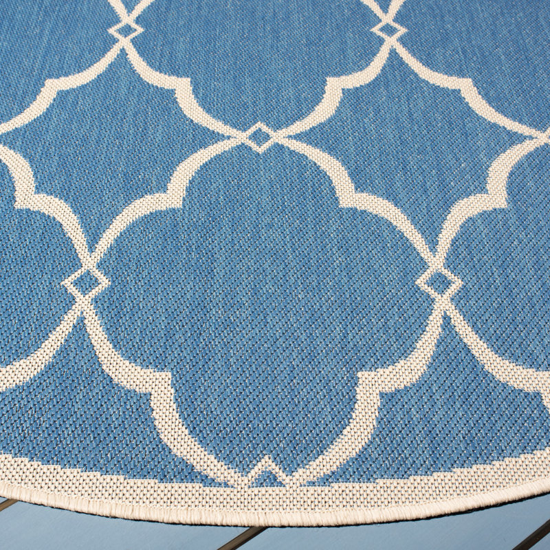 Adler Performance Geometric Indoor/Outdoor Area Rug, Rectangle 6'7" x 9'2"