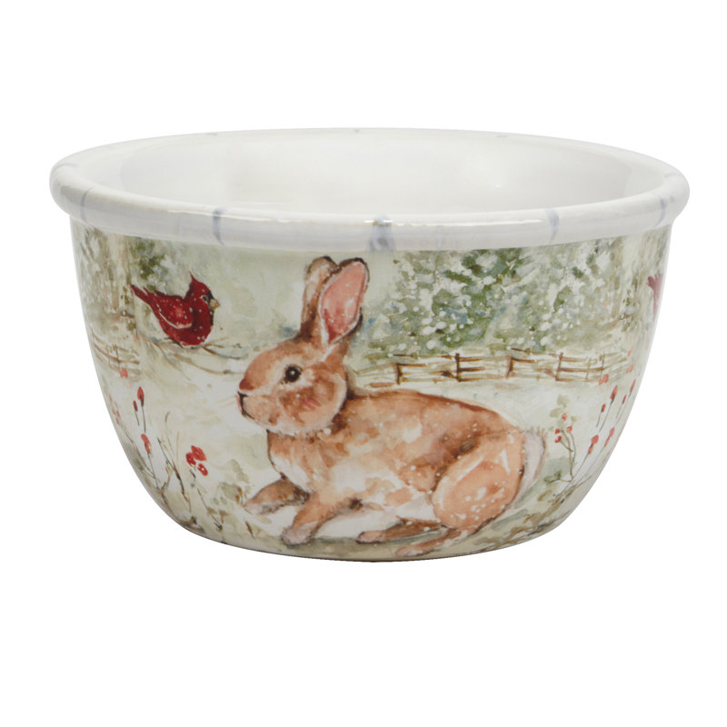 Winter''s Walk Set Of 4 Ice Cream Bowls
