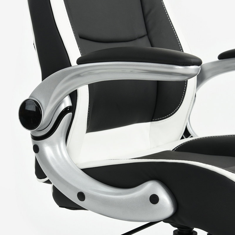 Ramona Office Chair with Headrest, Black