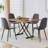 Lutisha 4 - Person Open Dining Set-1824253436