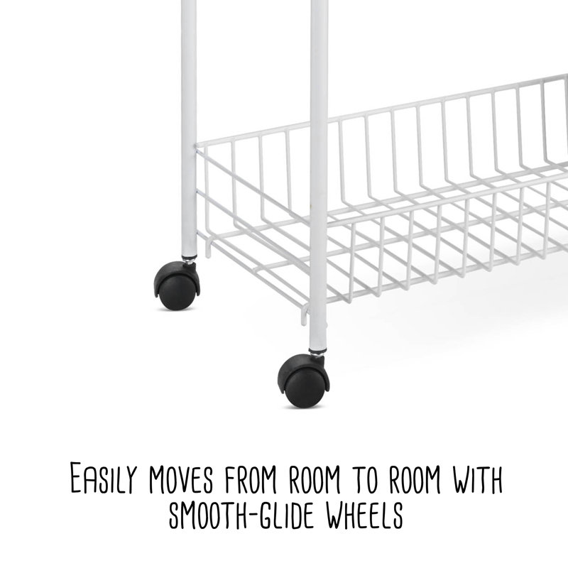 Wayfair Basics® Rolling Household Laundry Cart
