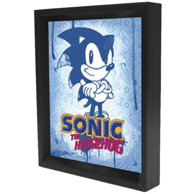 Art mural encadré Sonic