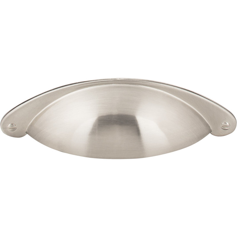 Lyon 3" Center to Center Cup/Bin Pull, Satin Nickel