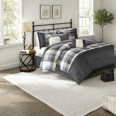 Ensembles de literie confortables de 7 pièces, polyester très grand confort campagnard pour la maison