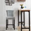 Ockton Upholstered Counter Stool with Solid Wood Frame