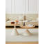 Table basse ronde + bois