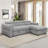 Timon 102 in. Right Facing Sleeper Sectional