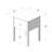 Setzer 1 Drawer 18 in. Wide Nightstand with Wave Detail-701388232