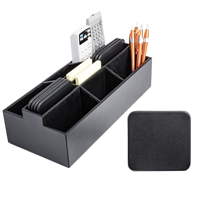Polston Black Remote Control Holder