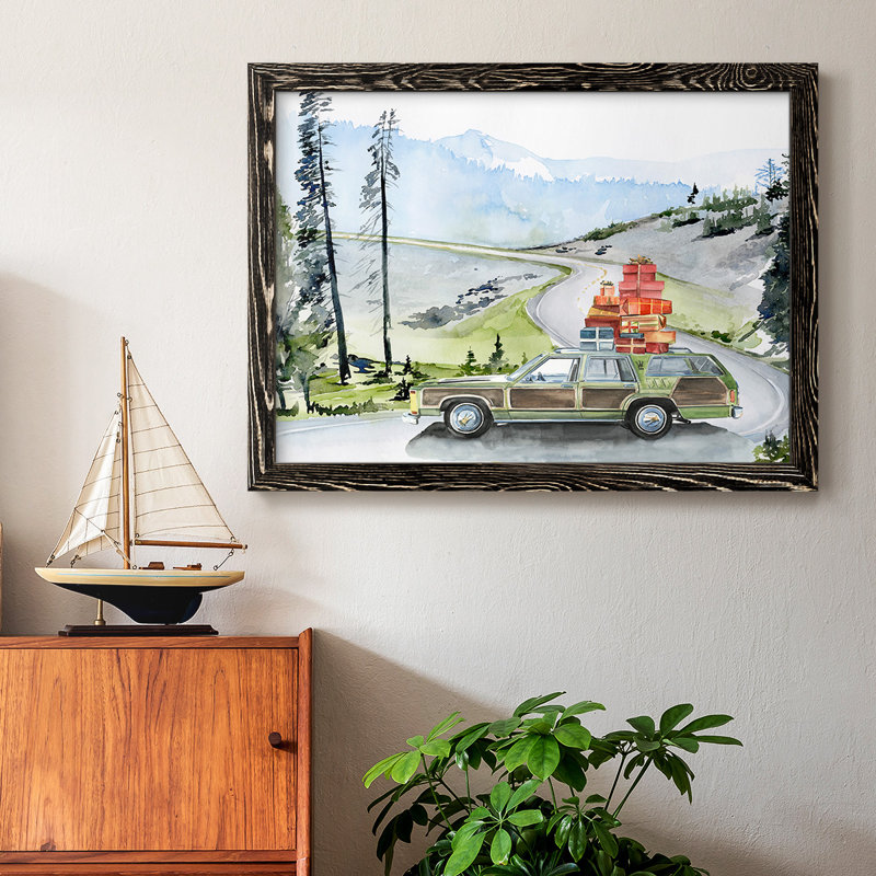 Holiday Holiday II, reproduction d'art sur toile, Noir, H 26 po x l 38 po x P 1,5 po