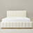 Braesyn Platform Bed Frame Boucle Upholstered Headboard and Wooden Slats Support, No Box Spring Needed-31201443-31201444