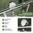 44"-48" W x 76" H Frameless Sliding Shower Door, Chrome Shower Screen, 5/16" (8mm) Clear Tempered Glass With Explosion-proof Film