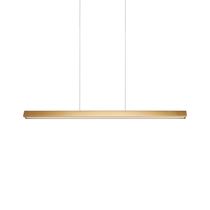 LED Pendant Lamp ARENAS With Remote, Gold