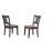 Lafoe Extendable Solid Wood 5-Piece Dining Set-1270007299-1270007298-1270007356