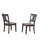 Lafoe Extendable Solid Wood 5-Piece Dining Set-1270007299-1270007356-1270007298