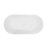 Iris 59" x 29.5" Freestanding Soaking Acrylic Bathtub-83841426